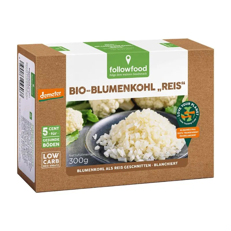 FOLLOW FOOD - БИО ДЕМЕТЕР КАРФИОЛ СИТНО НАРЯЗАН ЗАМРАЗЕН - 300 г