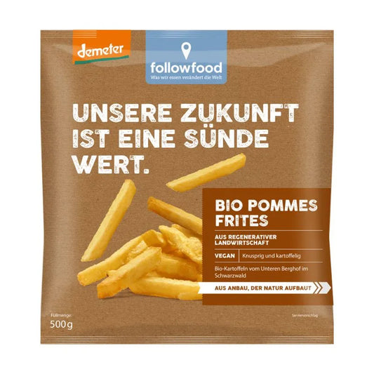FOLLOW FOOD - БИО ВЕГАН ДЕМЕТЕР ПЪРЖЕНИ КАРТОФИ - 500 г