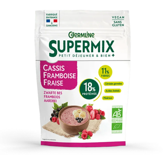 GERMLINE - БИО СУПЕРМИКС С КАСИС, МАЛИНА И ЯГОДА - 350 г