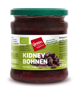 GREEN ORGANICS - БИО БОБ ЧЕРВЕН В СТЪКЛЕН БУРКАН - 330 г