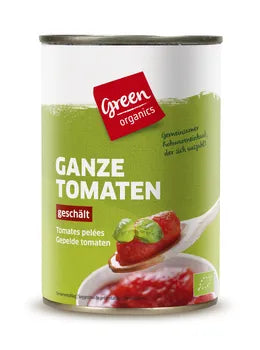 GREEN ORGANICS - БИО ДОМАТИ ЦЕЛИ БЕЛЕНИ КОНСЕРВА - 400 г