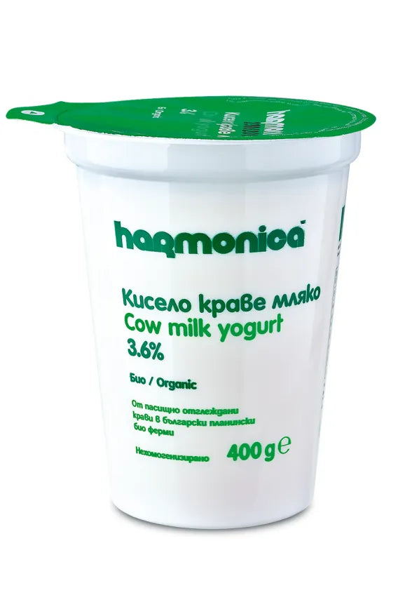 HARMONICA - БИО КИСЕЛО МЛЯКО КРАВЕ 3.6% - 400 г