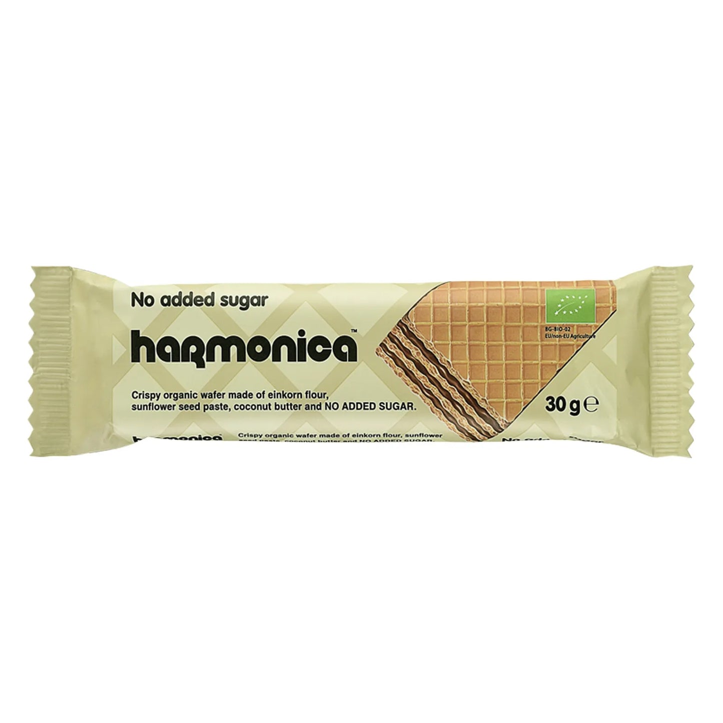 HARMONICA - БИО ВАФЛА БЕЗ ДОБАВЕНА ЗАХАР - 30 г