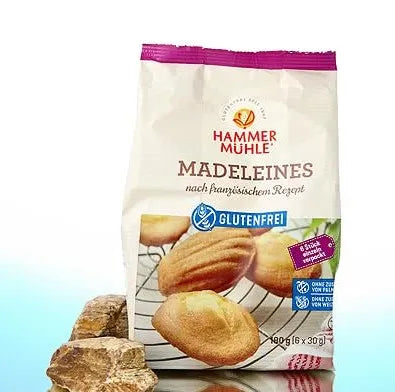 HAMMERMUHLE - БЕЗГЛУТЕНОВИ ФРЕНСКИ БИСКВИТИ "MADELEINES" - 180 г