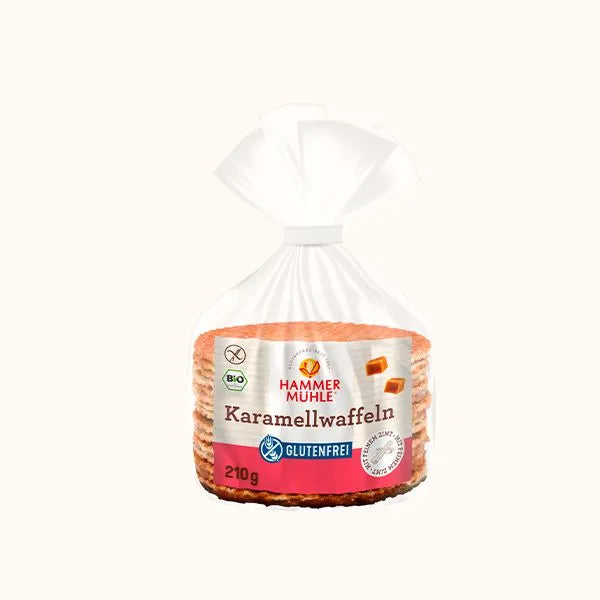 HAMMERMUHLE - БИО БЕЗГЛУТЕНОВИ КАРАМЕЛЕНИ ВАФЛИЧКИ - 210 г