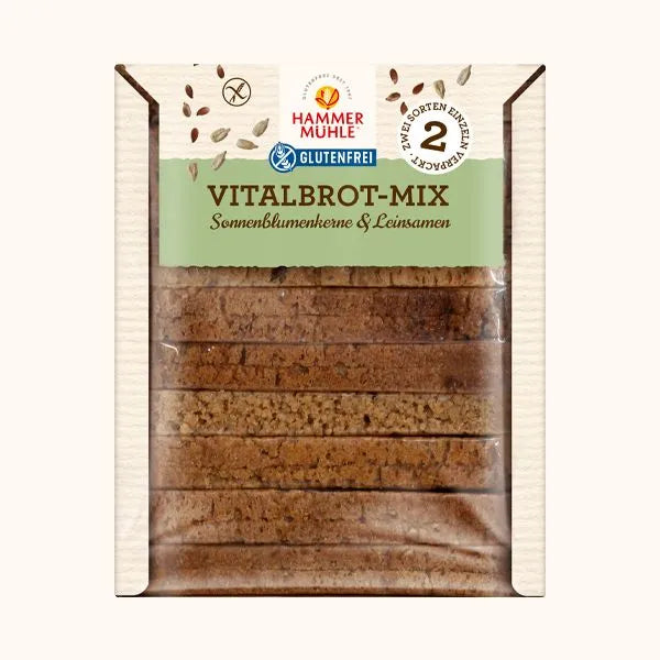 HAMMERMUHLE - БЕЗГЛУТЕНОВ ПЪЛНОЗЪРНЕСТ ХЛЯБ VITAL - 500 г