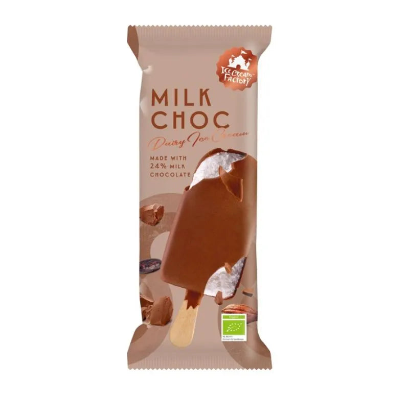 ICE CREAM FACTORY - БИО СЛАДОЛЕД С МЛЕЧЕН ШОКОЛАД - 120 мл
