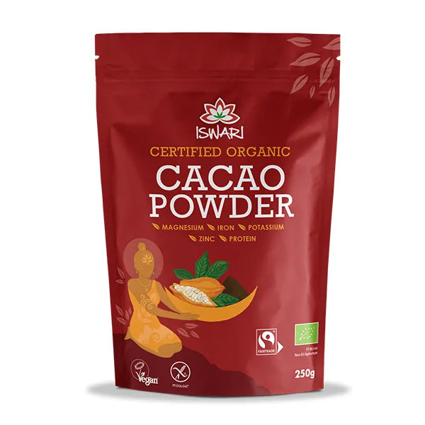 ISWARI - БИО КАКАО НА ПРАХ FAIR TRADE - 250 г
