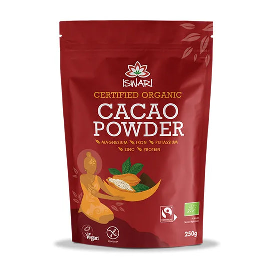 ISWARI - БИО КАКАО НА ПРАХ FAIR TRADE - 250 г