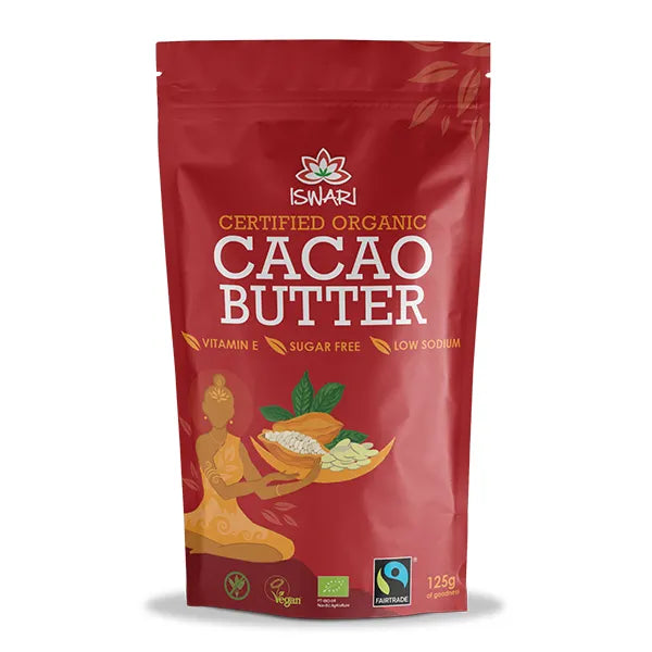 ISWARI - БИО КАКАОВО МАСЛО FAIR TRADE - 125 г