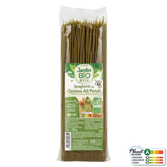 JARDIN BIO - БИО СПАГЕТИ ОТ КИНОА С ЧЕСЪН И МАГДАНОЗ - 500 г