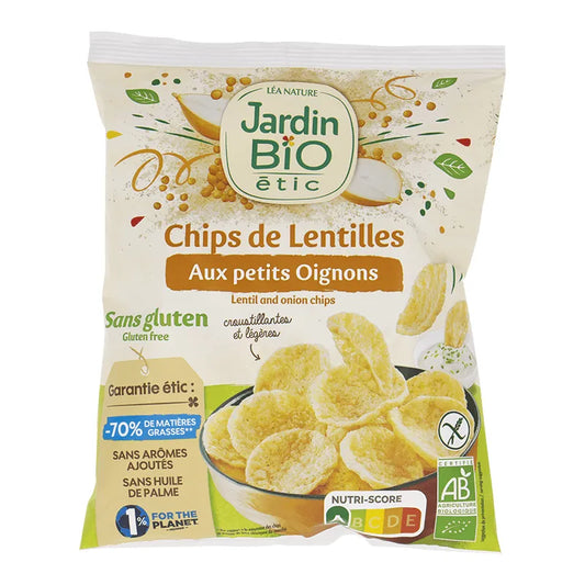 JARDIN BIO - БИО ЧИПС С ЛЕЩА И ЛУК - 50 г