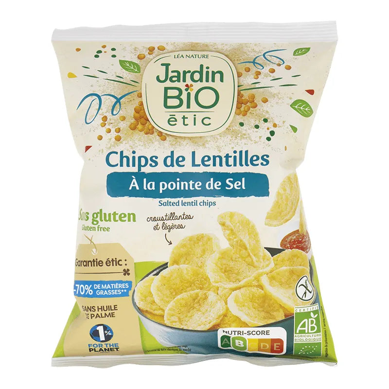 JARDIN BIO - БИО ЧИПС С ЛЕЩА И СОЛ - 50 г