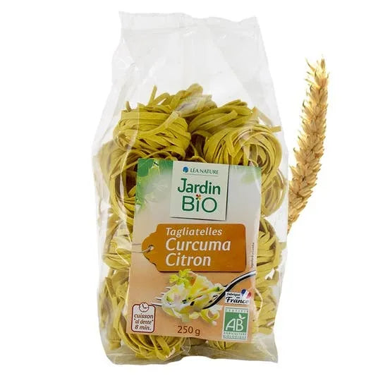 JARDIN BIO - БИО ТАЛЯТЕЛЕ С ЛИМОН И КУРКУМА - 250 г