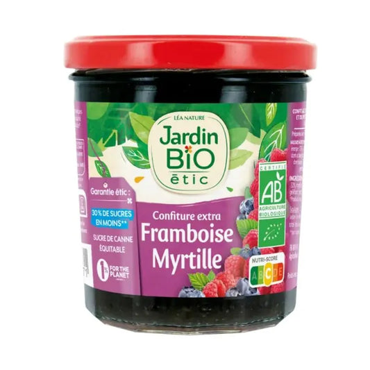 JARDIN BIO - БИО КОНФИТЮР ОТ БОРОВИНКИ И МАЛИНИ - 322 г