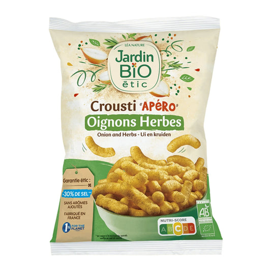 JARDIN BIO - БИО КАРТОФЕН СНАКС С ЛУК И БИЛКИ - 85 г