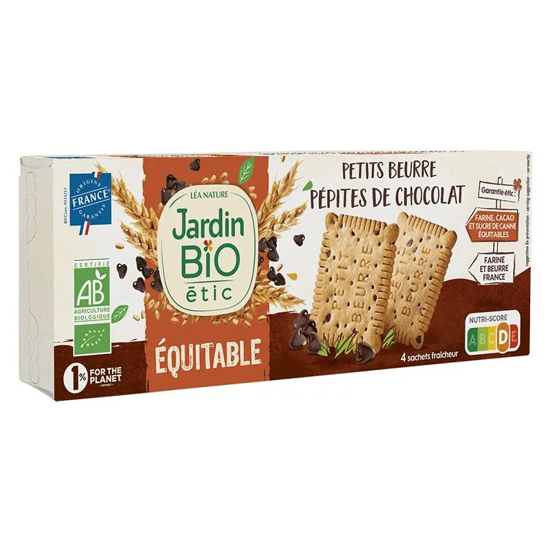 JARDIN BIO - БИО БИСКВИТИ С МАСЛО И ШОКОЛАД - 150 г