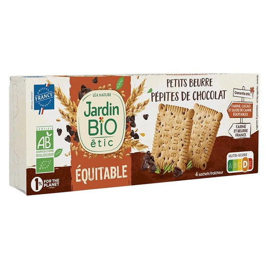 JARDIN BIO - БИО БИСКВИТИ С МАСЛО И ШОКОЛАД - 150 г