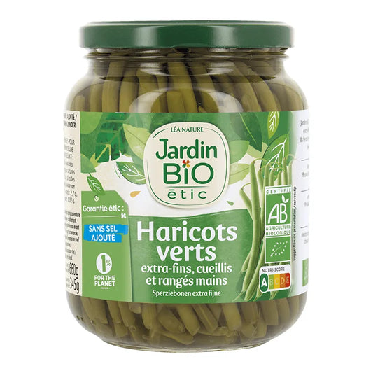 JARDIN BIO - БИО ЗЕЛЕН ФАСУЛ ЕКСТРА ФИН РЪЧНО СОРТИРАН БЕЗ СОЛ - 660 г
