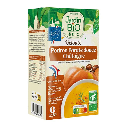 JARDIN BIO - БИО СУПА ОТ ТИКВА, СЛАДЪК КАРТОФ И КЕСТЕН - 1 л Бранд