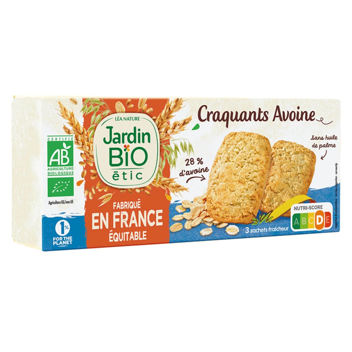 JARDIN BIO - БИО БИСКВИТИ ОВЕСЕНИ - 133 г