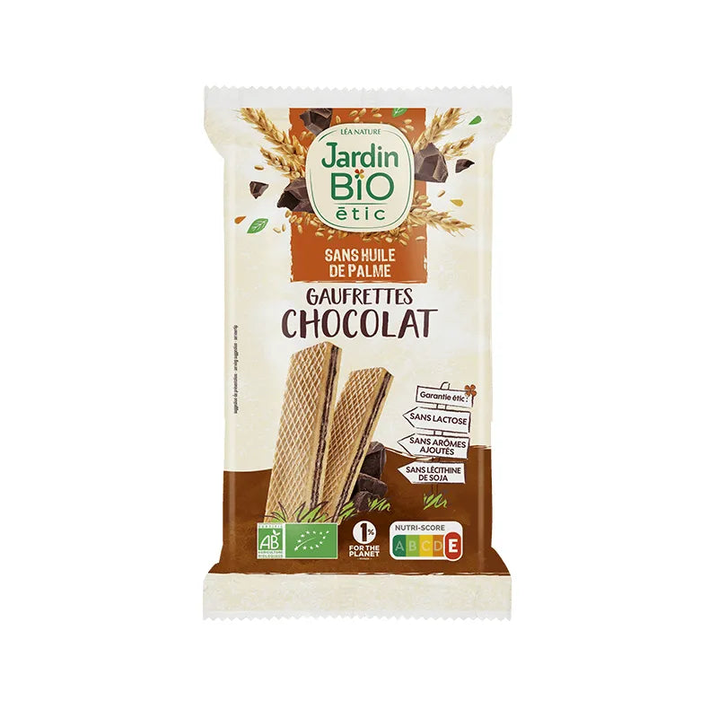 JARDIN BIO - БИО ВЕГАН ВАФЛИ ШОКОЛАДОВИ - 200 г