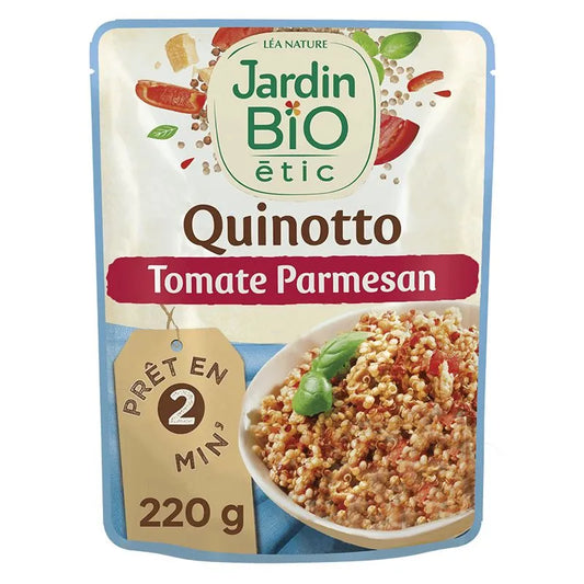JARDIN BIO - БИО РИЗОТО С КИНОА, ДОМАТИ И ПАРМЕЗАН - 220 г