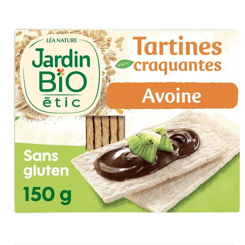 JARDIN BIO - БИО ОВЕСЕНИ ХРУПКАВИ ХЛЕБЧЕТА БЕЗ ГЛУТЕН - 150 г