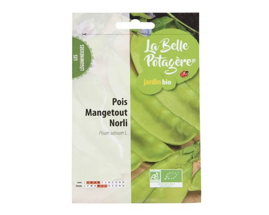 LA BELLE POTAGERE - БИО СЕМЕНА СНЕЖЕН ГРАХ СОРТ "НОРЛИ" - 50 г