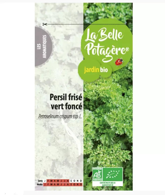 LA BELLE POTAGERE - БИО СЕМЕНА ТЪМНОЗЕЛЕН КЪДРАВ МАГДАНОЗ - 2 г
