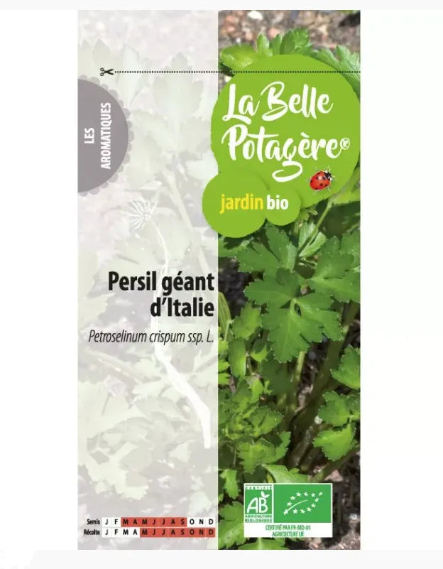 LA BELLE POTAGERE - БИО СЕМЕНА МАГДАНОЗ СОРТ "ИТАЛИАНСКИ ГИГАНТ" - 2 г