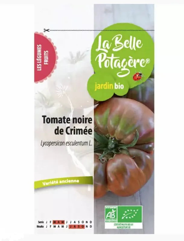 LA BELLE POTAGERE - БИО СЕМЕНА ДОМАТИ СОРТ "ЧЕРЕН ОТ КРИМ" - 0,15 г