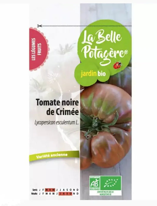 LA BELLE POTAGERE - БИО СЕМЕНА ДОМАТИ СОРТ "ЧЕРЕН ОТ КРИМ" - 0,15 г