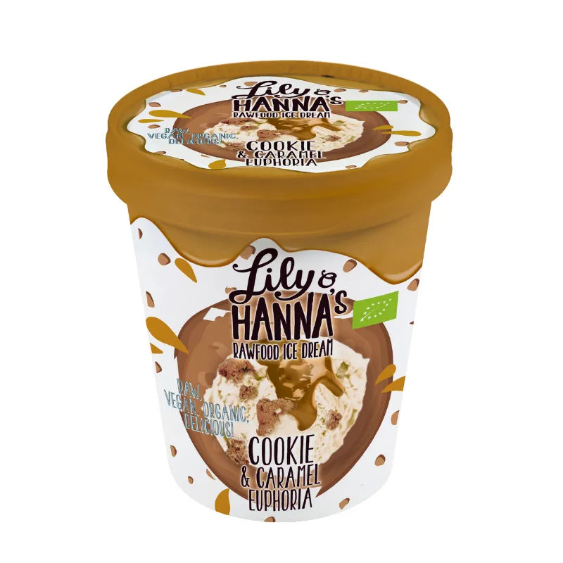 LILY O HANNA'S - БИО СЛАДОЛЕД ВЕГАН - COOKIE & CARAMEL EUPHORIA - 465 ml