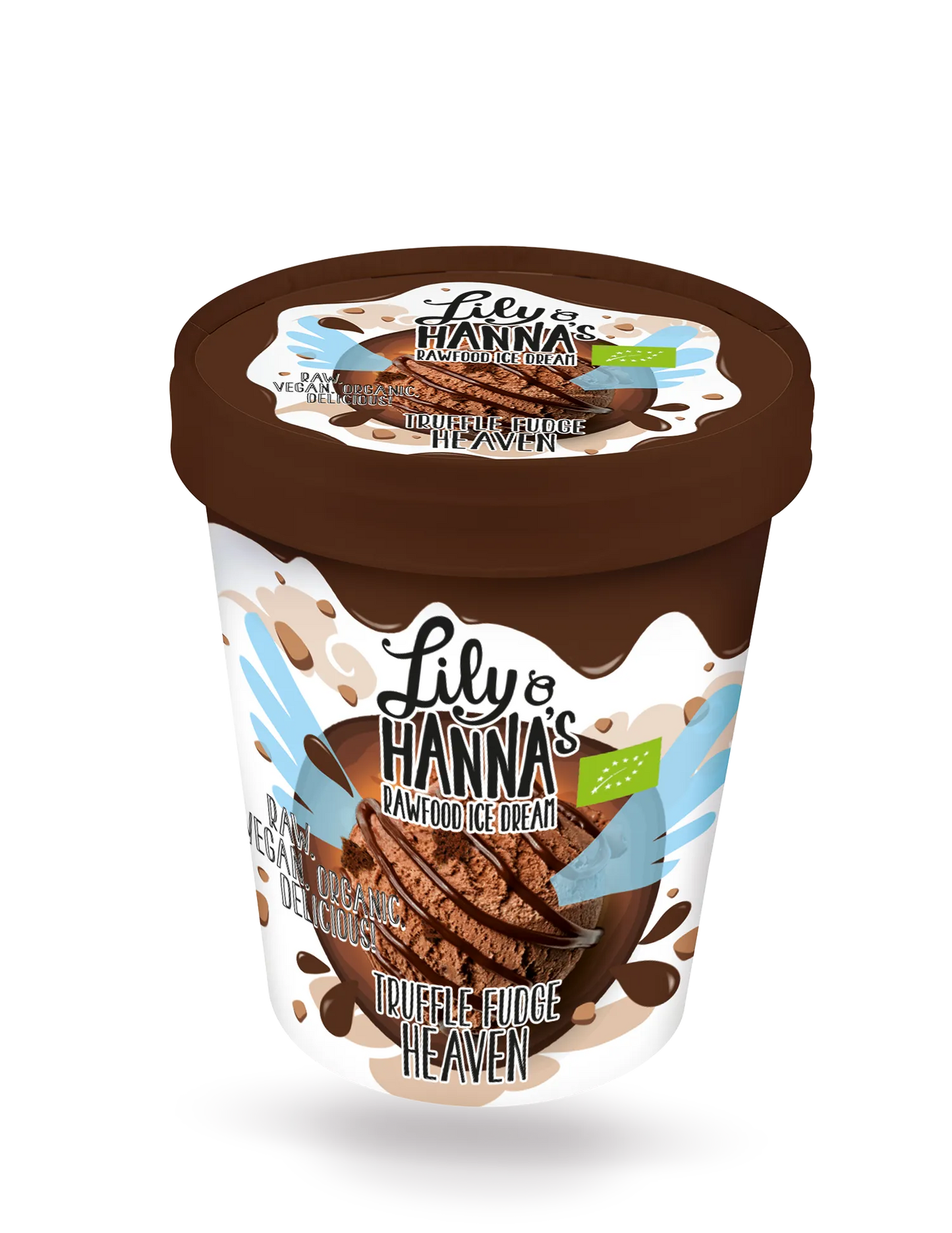 LILY O HANNA'S - БИО ВЕГАН СЛАДОЛЕД - FUDGE TRUFFLE HEAVEN - 500 ml