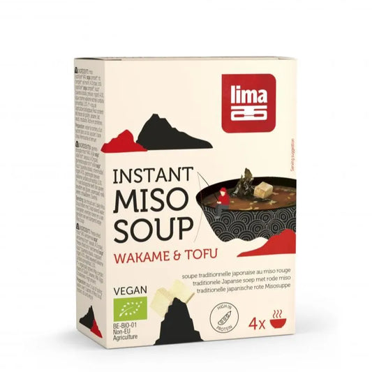 LIMA - БИО ВЕГАН ИНСТАНТНА СУПА МИСО С УАКАМЕ И ТОФУ - 40 г