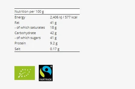 LANDGARTEN - БИО БАДЕМИ В БЯЛ ШОКОЛАД С ЛИМОН И ЦВЯТ ОТ РОЗА - 90 г