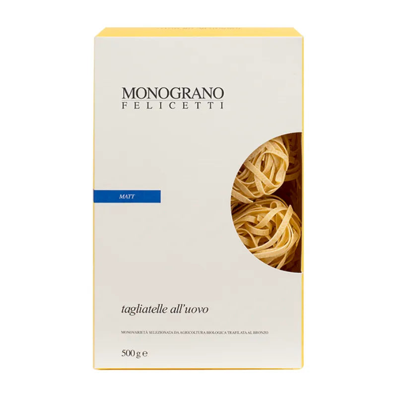 MONOGRANO - БИО ПАСТА ТАЛЯТЕЛЕ ОТ ПШЕНИЧЕН ГРИС - 500 г
