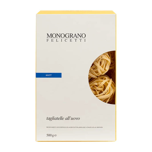 MONOGRANO - БИО ПАСТА ТАЛЯТЕЛЕ ОТ ПШЕНИЧЕН ГРИС - 500 г