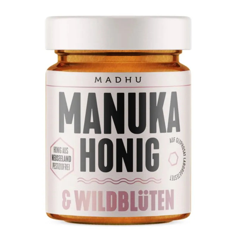MADHU HONEY - МЕД ОТ МАНУКА ОТ ДИВИ ЦВЕТЯ - 250 г