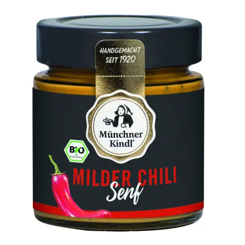 MUNCHNER KINDL - БИО ГОРЧИЦА МЕКА С ЧИЛИ - 125 мл