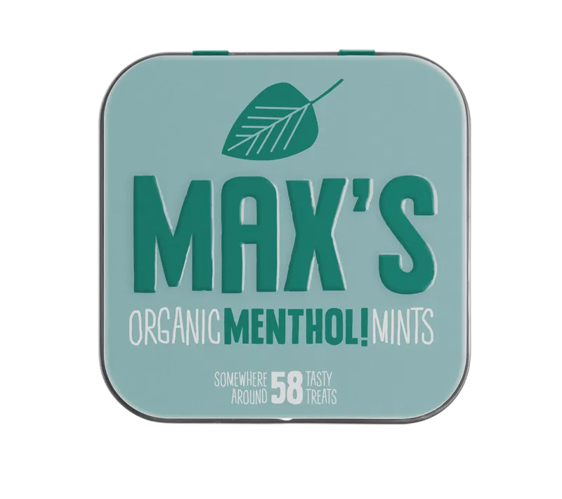 MAX'S MINTS - БИО МЕНТОВИ БОНБОНИ - 35 г