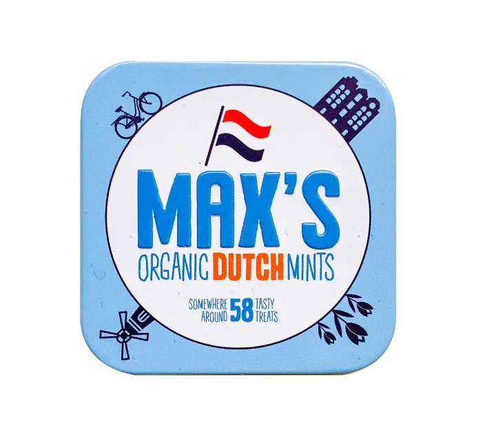 MAX'S MINTS - БИО МЕНТОВИ БОНБОНИ "ХОЛАНДСКИ" - 35 г