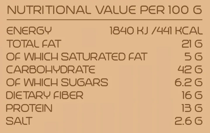 DELICIOUS N' NUTRITIOUS - ВЕГАН КРЕКЕРИ СЪС ЗЕЛЕНЧУЦИ - 130 g
