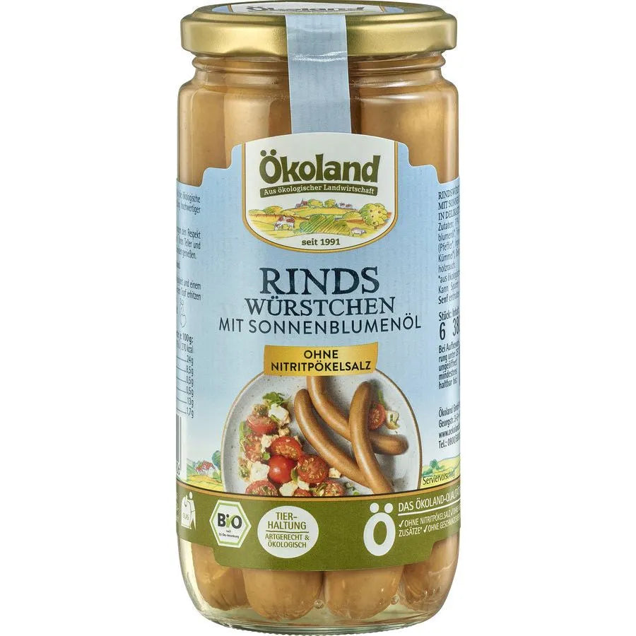 OEKOLAND - БИО ВУРСТ ТЕЛЕШКИ - 380 г