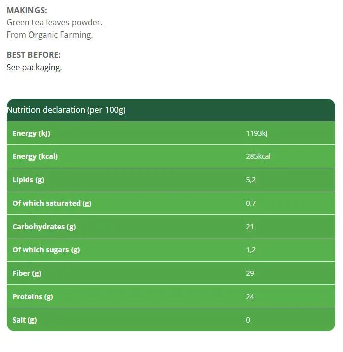 ORIGENS BIO - БИО МАТЧА - 50 г
