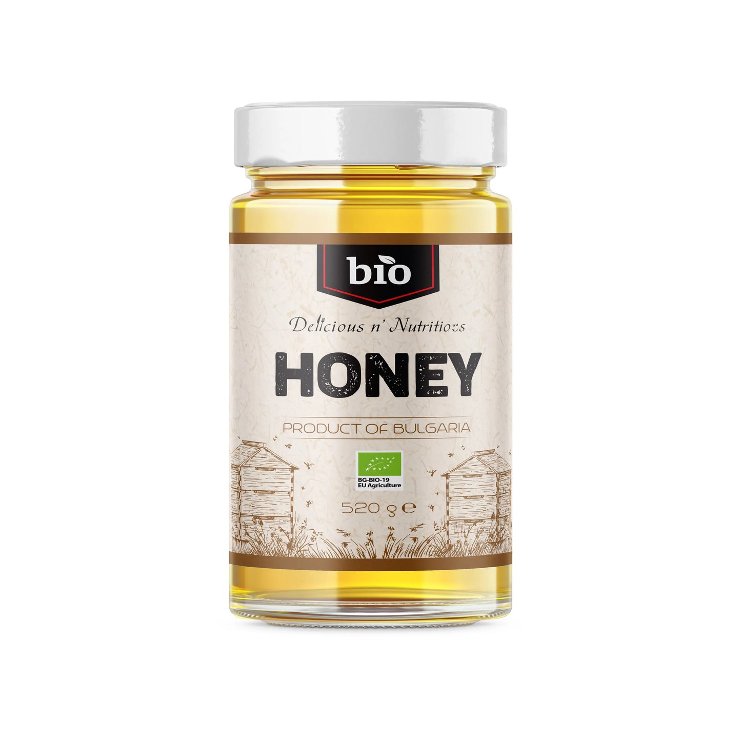 DELICIOUS N' NUTRITIOUS - БИО БЪЛГАРСКИ МЕД - 520 g