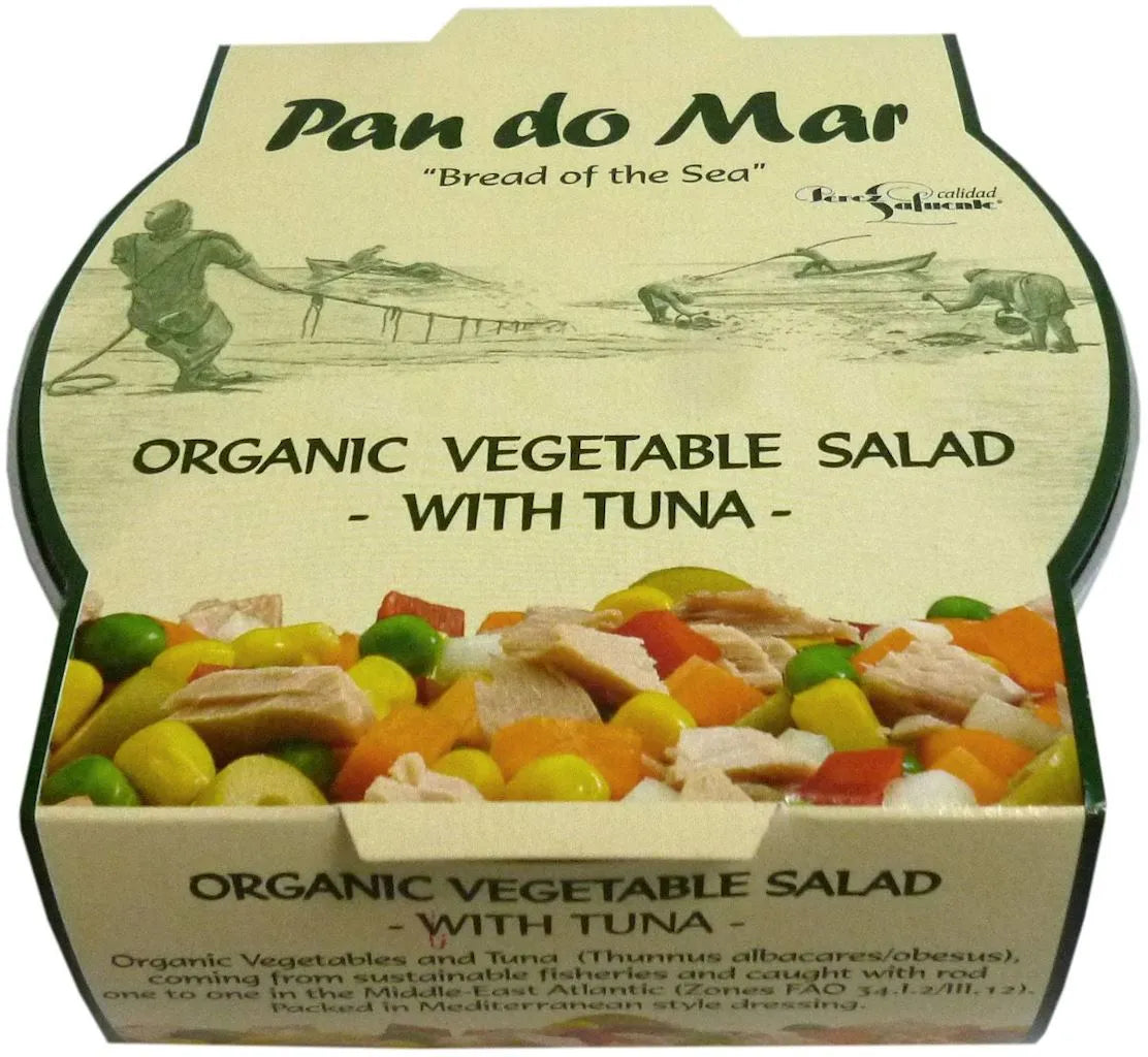 PAN DO MAR - БИО ЗЕЛЕНЧУКОВА САЛАТА С РИБА ТОН - 250 г