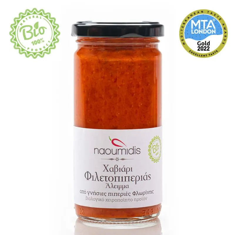 PIPERIES FLORINIS - БИО ГРЪЦКА ЛЮТЕНИЦА ФИНО СМЛЯНА "ХАЙВЕР ОТ ЧУШКИ" - 260 г