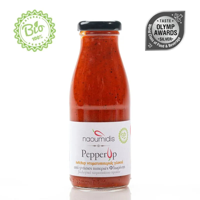 PIPERIES FLORINIS - БИО ГРЪЦКИ КЕТЧУП ОТ ЧУШКИ И ДОМАТИ - 280 г